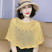 Knitted Sun-Proof Shawl